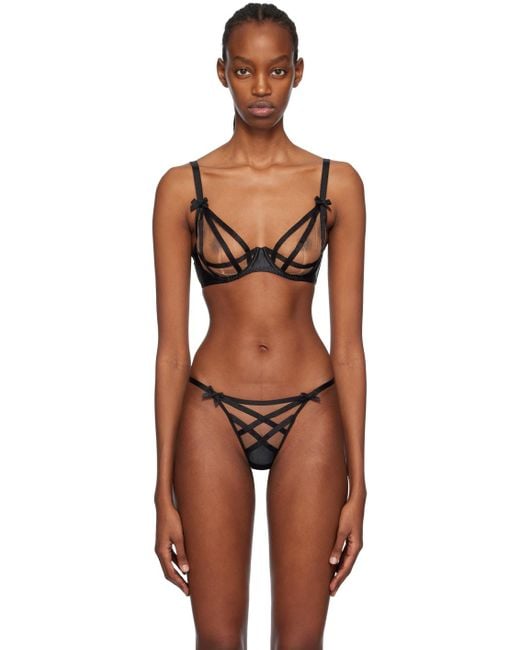 Agent Provocateur Black Briella Bra