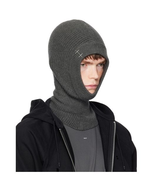 HELIOT EMIL Black Nebula Balaclava for men