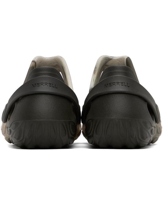 Sandales de style mocassin hydrofuges drift noir et blanc cassé Merrell pour homme en coloris Black