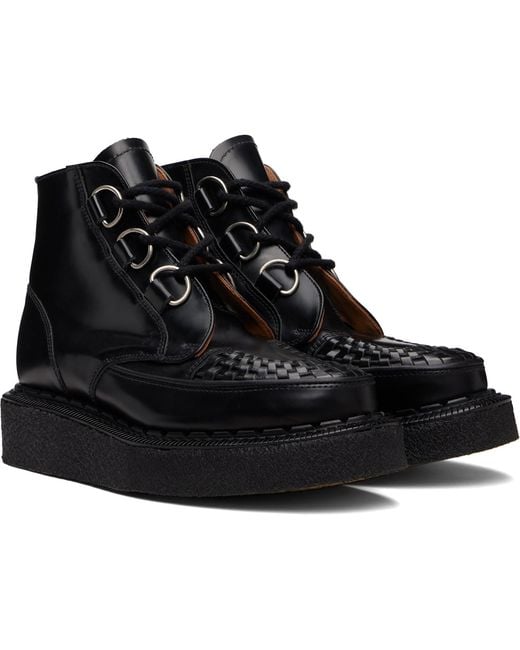 George Cox Black Skipton Boots