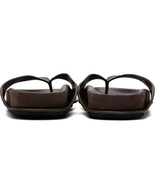 Jacquemus Black 'The Tatanes' Flip-Flops for men