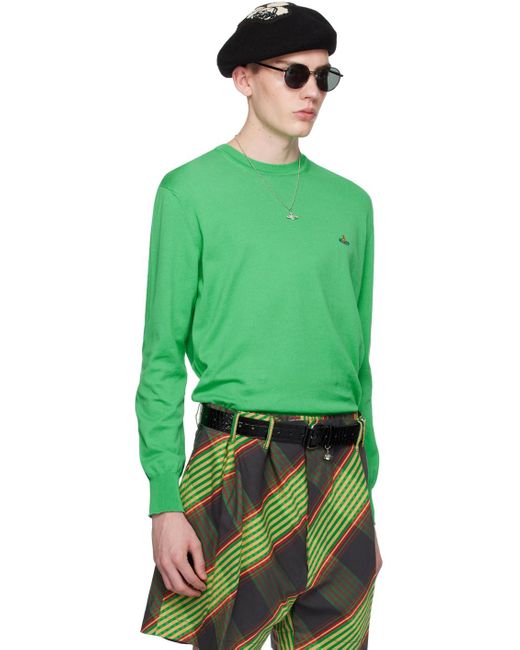 Vivienne Westwood Green Alex Sweater for men