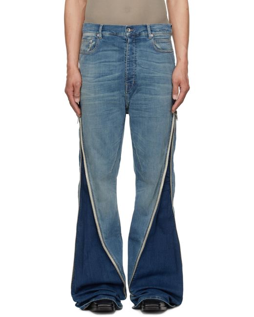 メンズ Rick Owens インディゴ Hollywood Bolan Banana ジーンズ Blue