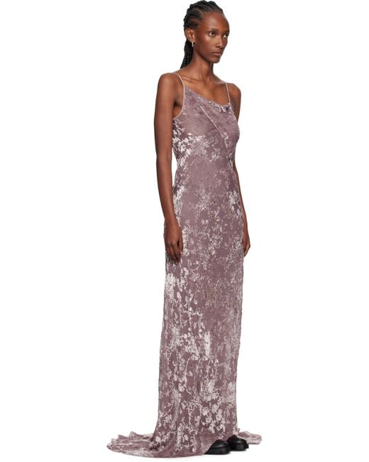 Ann Demeulemeester Multicolor Aaricia Bias Slip Maxi Dress