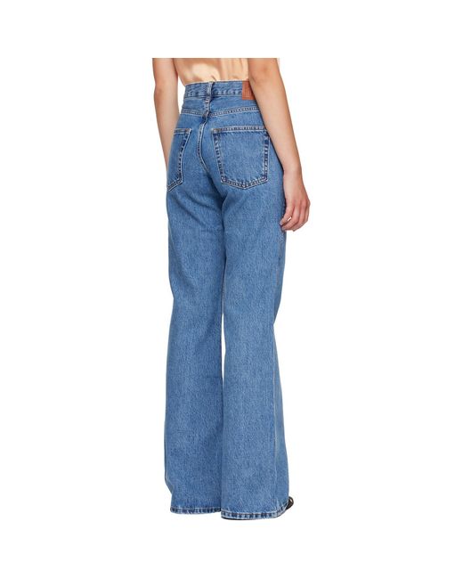 Anine Bing Blue Wyatt Jeans