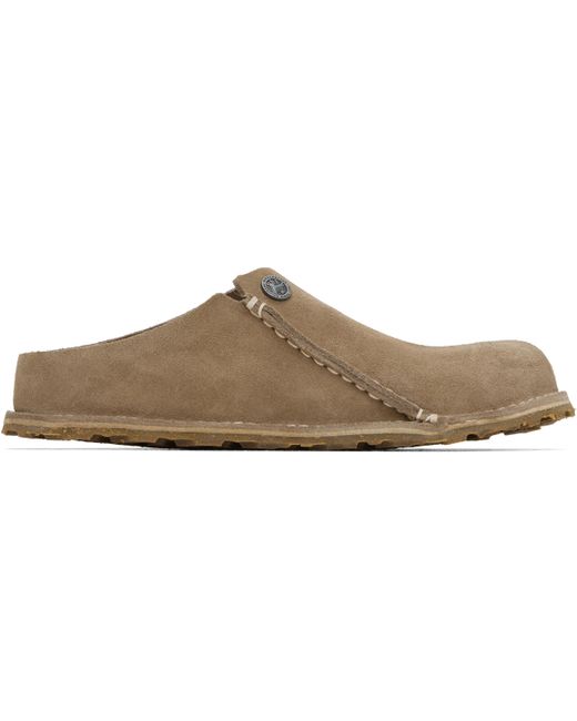 Birkenstock ベージュ Zermatt 365 ナロー スリッパ Black