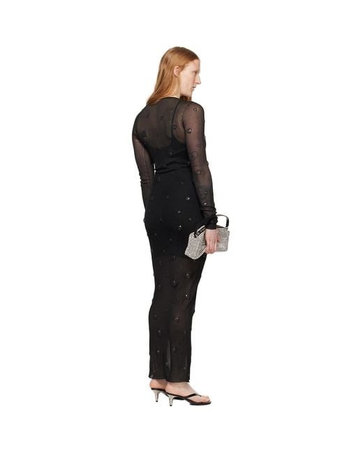 Alexander Wang Black Gem Maxi Dress