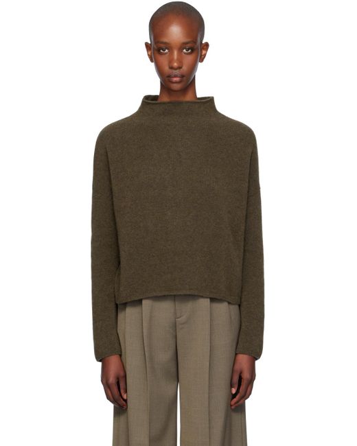 Filippa K ブラウン Mika ヤク ファネルネック セーター Brown