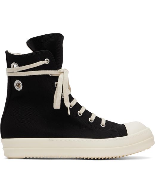 Rick Owens Black Hollywood Sneaks Sneakers for men