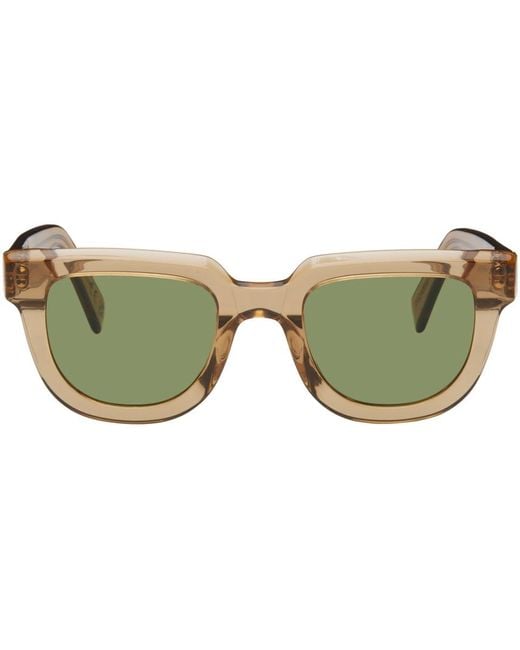 Retrosuperfuture Green Serio Sunglasses for men