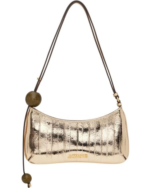 Jacquemus La Casaコレクション ゴールド Le Bisou Perle バッグ Metallic