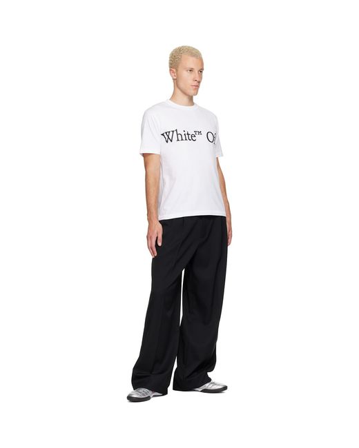 Off-White c/o Virgil Abloh White Bookish Scarf Regular T-Shirt for men
