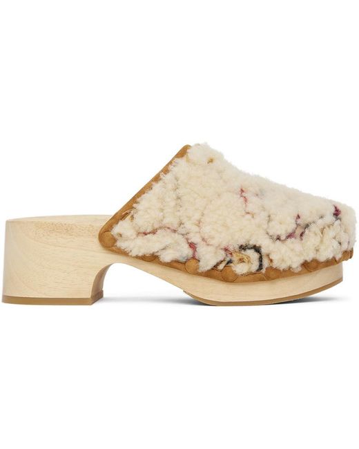 Chloé Suede Joy Clogs in Black - Save 5% | Lyst