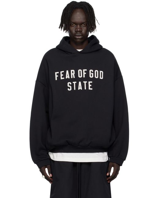 Pull À Capuche 90S Noir En Molleton Fear Of God pour homme en coloris Black