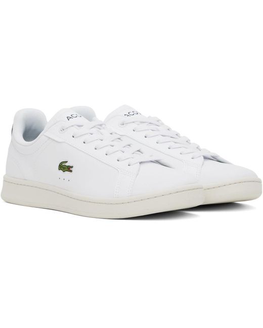 Lacoste Black White Carnaby Pro Sneakers for men