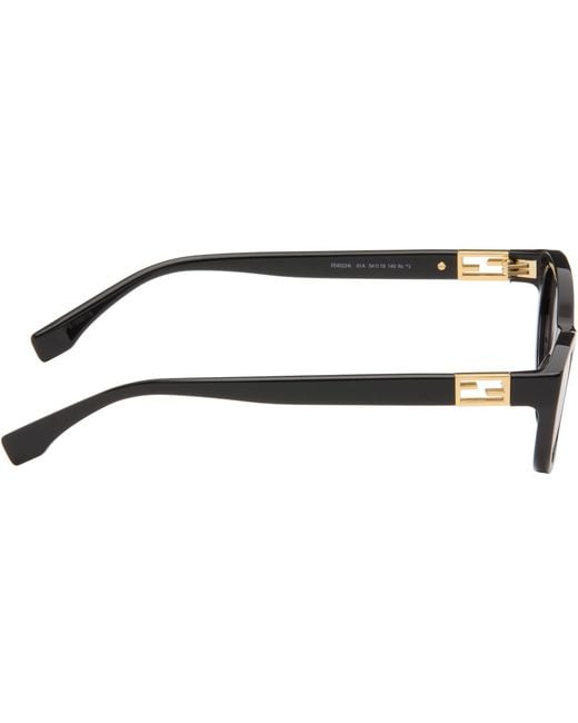 Fendi Gray Baguette Sunglasses