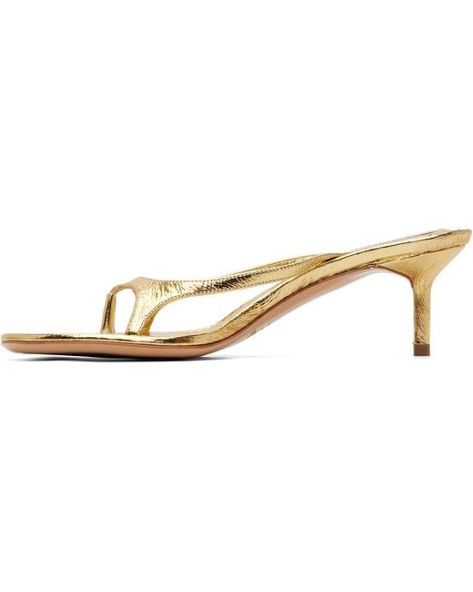Acne Black Kitten Heeled Sandals
