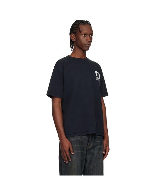 Rhude Black Moonlight Pack T-Shirt for men