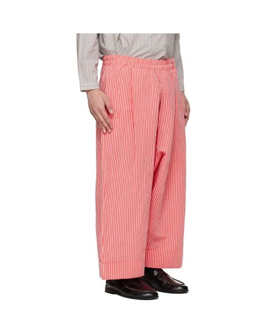 Toogood Pink 'The Baker' Trousers for men