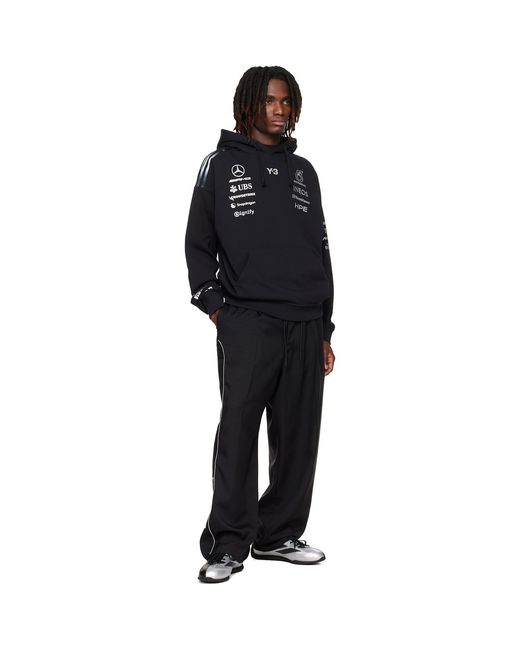 Y-3 Blue Mercedes-Amg F1 Edition Team Hoodie for men