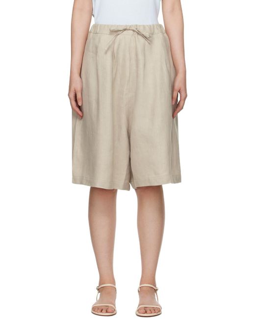 Cordera Natural Maxi Shorts