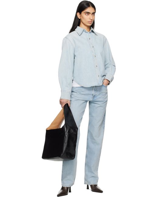 Agolde ブルー Laurel シャツ Multicolor