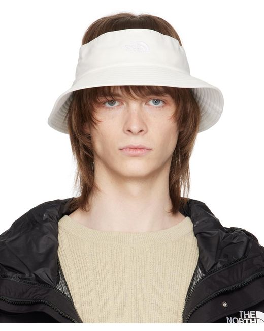 The North Face White Class V Top Knot Bucket Hat in Black for Men Lyst UK