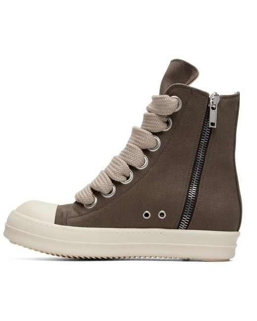 Rick Owens Brown Tower Jumbolace Sneaks Sneakers for men