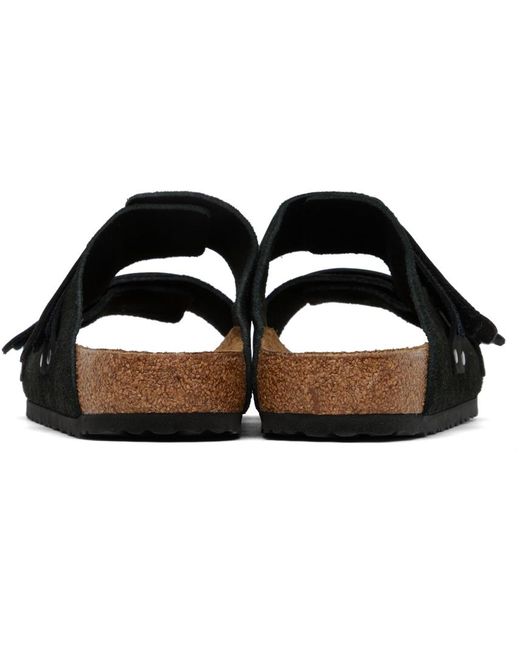 Birkenstock Black Regular Uji Sandals for men
