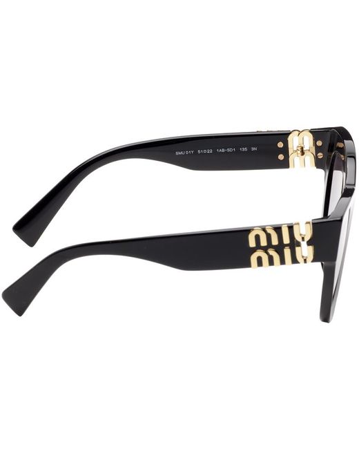 Miu Miu Black Glimpse Sunglasses