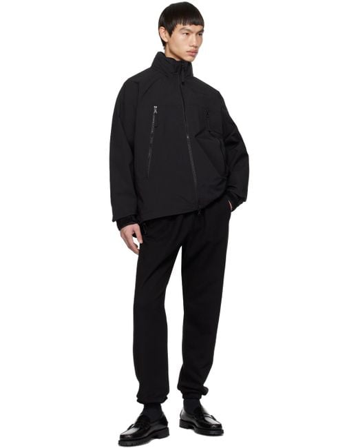 Uniform Bridge Black Fishtail Jacket for men