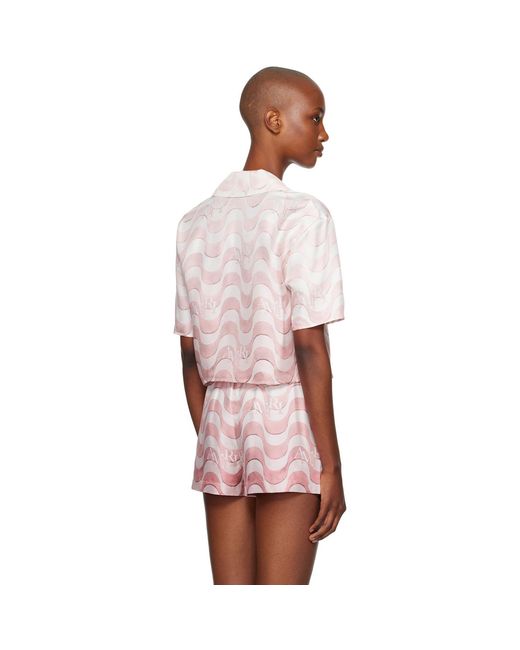 Amiri Multicolor Staggered Wave Shirt