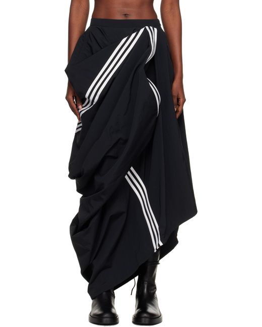 Y-3 Black Wire Midi Skirt
