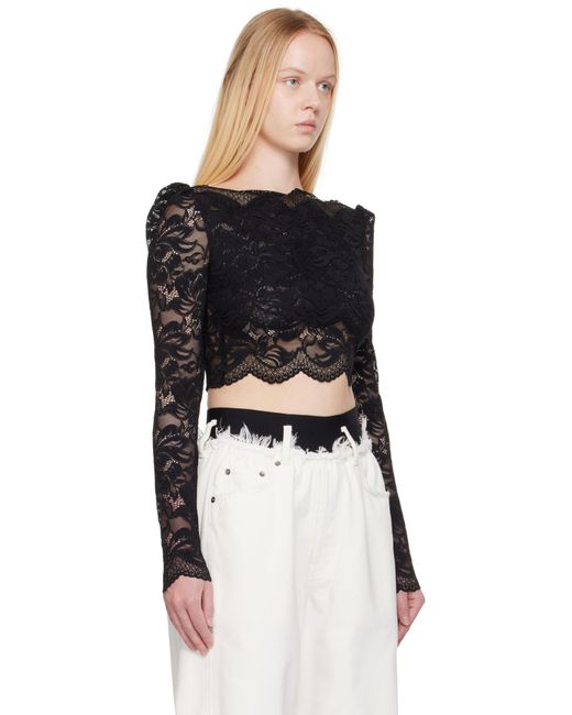 Rabanne ブラック Crop Top Black