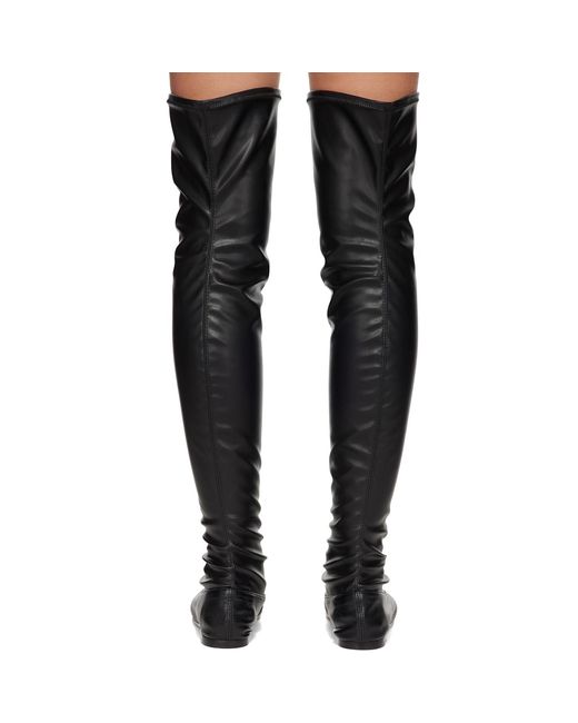 GIMAGUAS Black High Leather Tall Boots