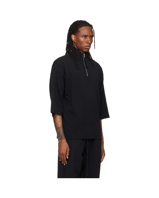 Thom Krom Black 196 Sweatshirt for men