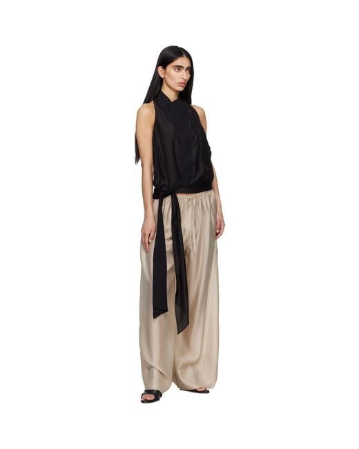 Entire studios Black Fluid Top