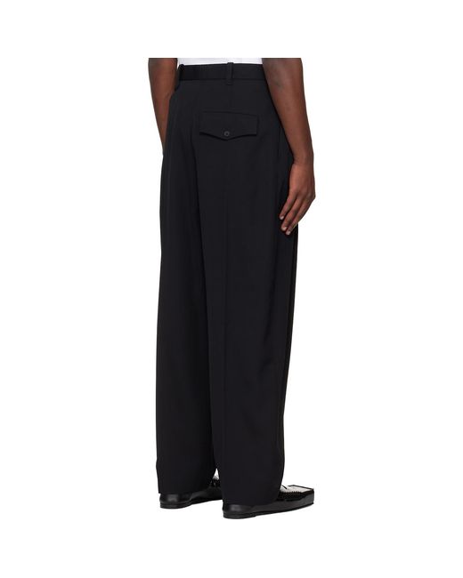Jacquemus Black La Croisière 'The Fernando' Trousers for men