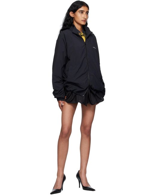 Coupe-Vent Noir À Logos Imprimés Pushbutton en coloris Black