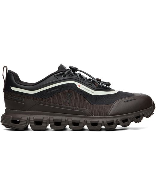On Shoes Black Cloud 6 Geo Waterproof Sneakers for men