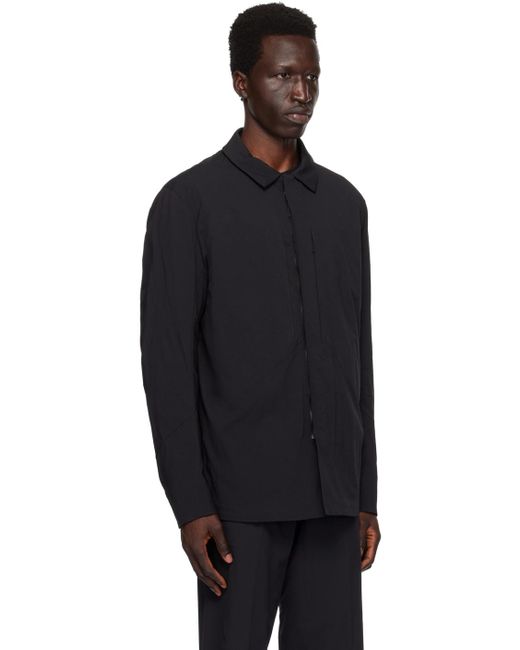 Chemise mionn noire Veilance pour homme en coloris Black