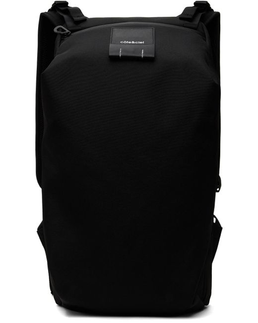 Côte&Ciel Black Saru Ecoyarn Backpack for men