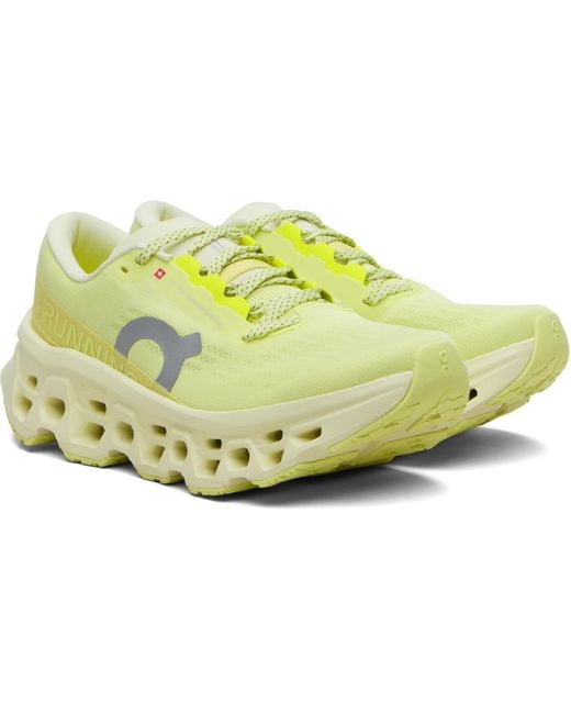 On Shoes Black Cloudmster 3 Sneakers for men