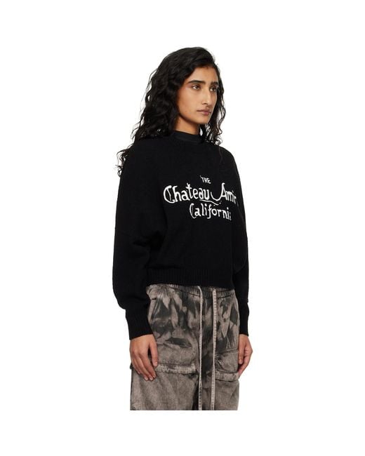 Amiri Black Chateau Sweater