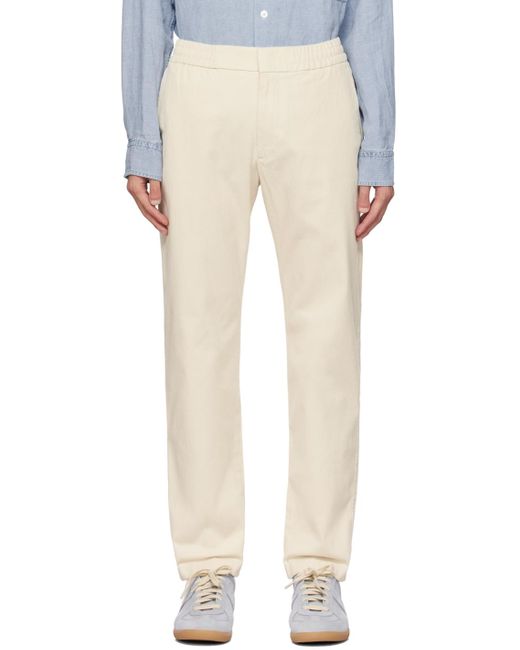 NN07 White Off- Foss Trousers for men