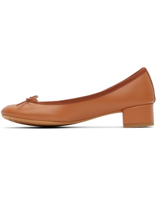 Repetto Black Tan Camille Ballerina Heels