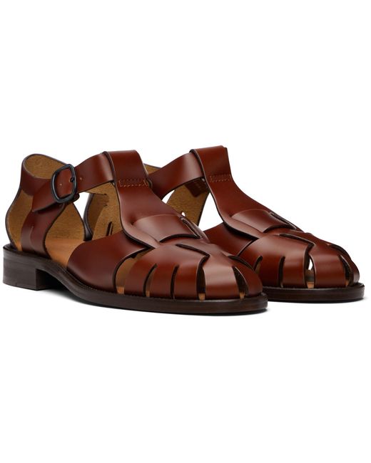 Hereu Black Pesca Sandals