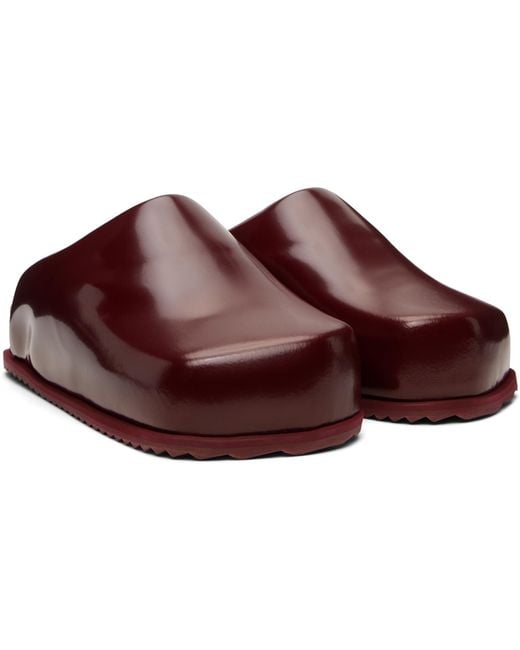 Yume Yume Red Burgundy Truck Slide Loafers for men