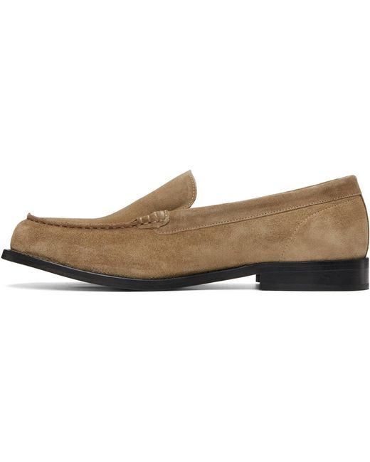 A.P.C. Black Suede Loafers for men