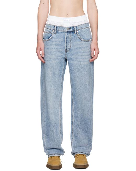 Alexander Wang ブルー Pre-styled バルーン ジーンズ Blue